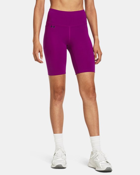 Shorts de ciclismo UA Motion para mujer, Purple, pdpMainDesktop image number 0